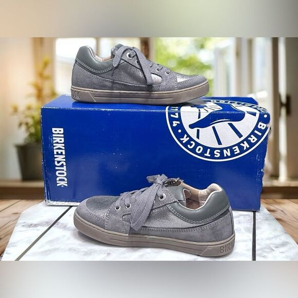 NEW BIRKENSTOCK Leather Kids Toddler Supportive Sneakers Shoes Size EU 29 US 11 - Picture 8 of 15